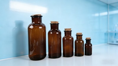 Bouteilles en verre à large goulot : maîtrise de la viscosité et de la stérilisation - Verre borosilicaté (images 1)