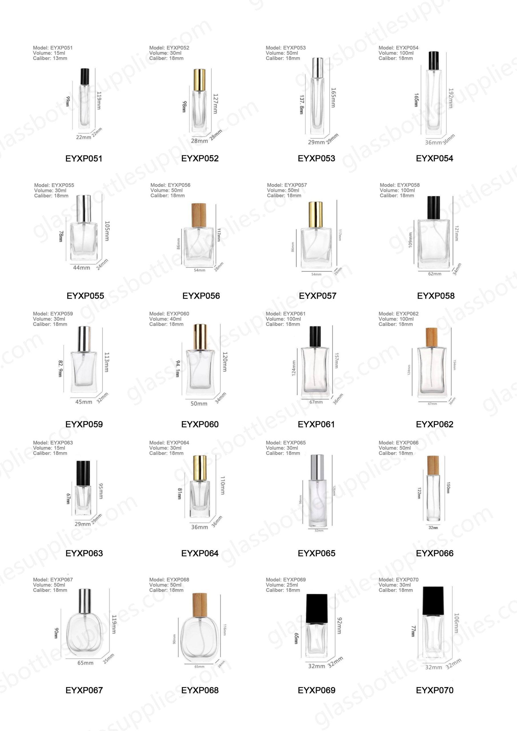 Flacons de parfum transparents de 10 ml（images 8）
