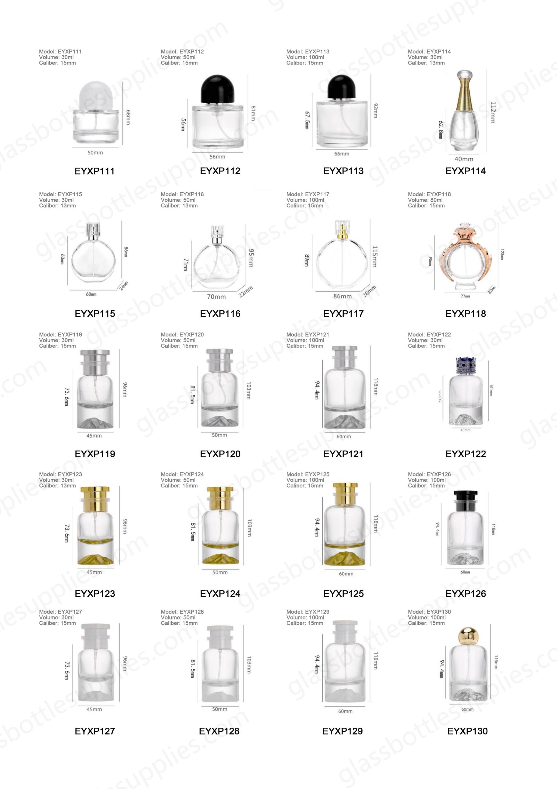 Flacons de parfum transparents de 10 ml（images 11）