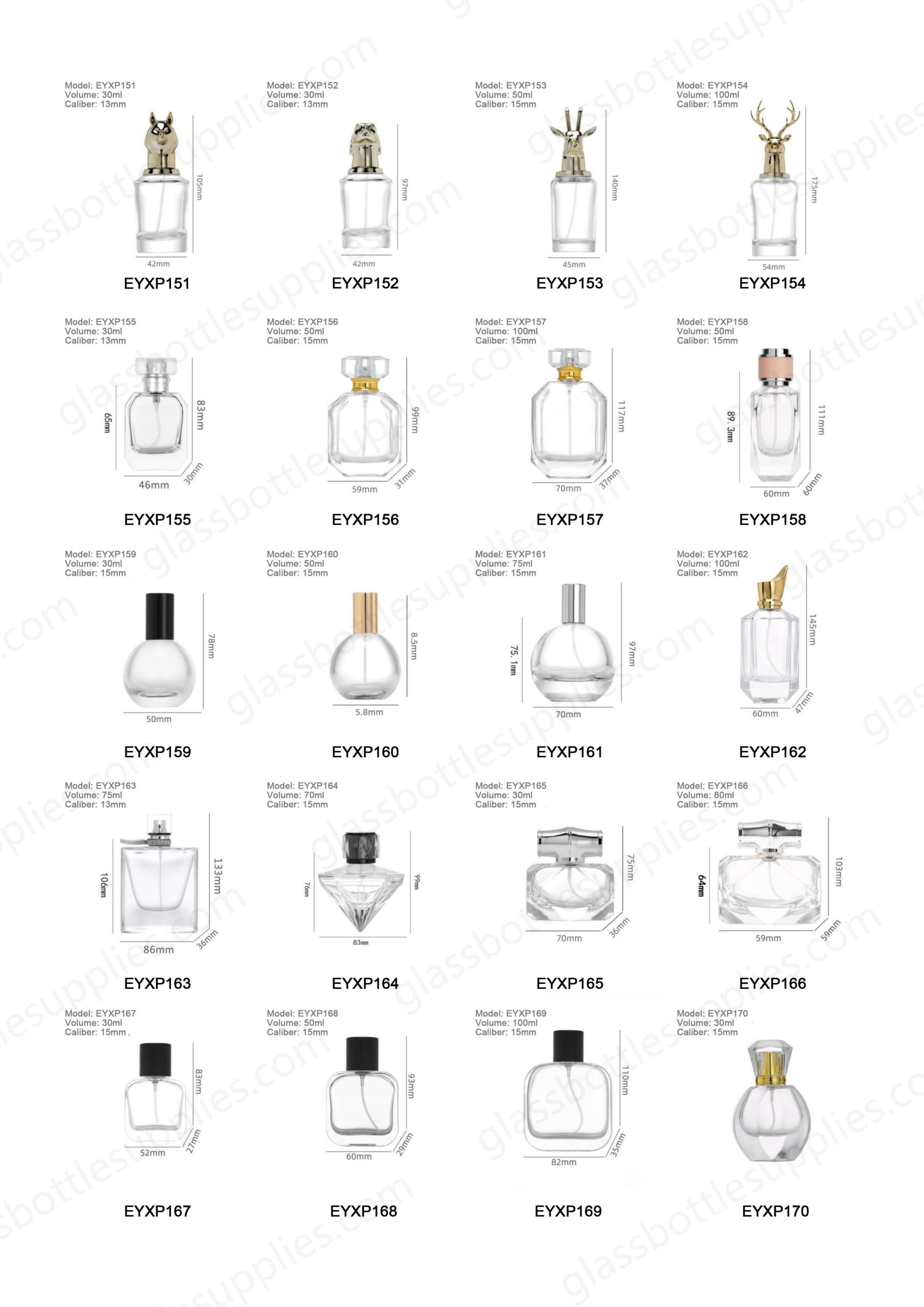 Flacons de parfum transparents de 30 ml（images 8）