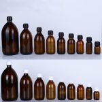 250mlアンバーシロップボトル