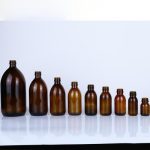 250mlアンバーシロップボトル