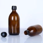 250mlアンバーシロップボトル