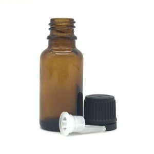 ขวดน้ำมันหอมระเหยสีอำพัน ขนาด 20 มล.