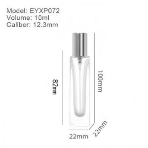 Flacons de parfum transparents de 10 ml