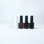 Flacon de vernis à ongles ambré de 15 ml