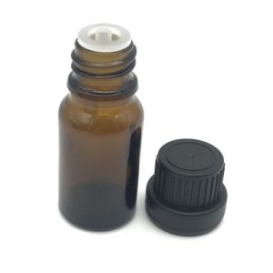 Flacons d'huile essentielle ambrés de 10 ml