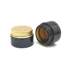 Tarros de cristal ámbar de 20 ml