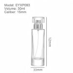 Flacons de parfum transparents de 30 ml