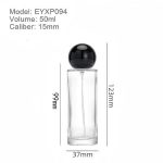 Flacons de parfum transparents de 50 ml