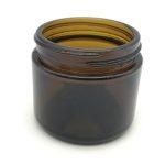 Pots en verre ambré de 60 ml