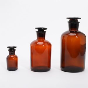 Frasco de reagente âmbar de 60 ml