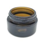 Tarros de cristal ámbar de 20 ml