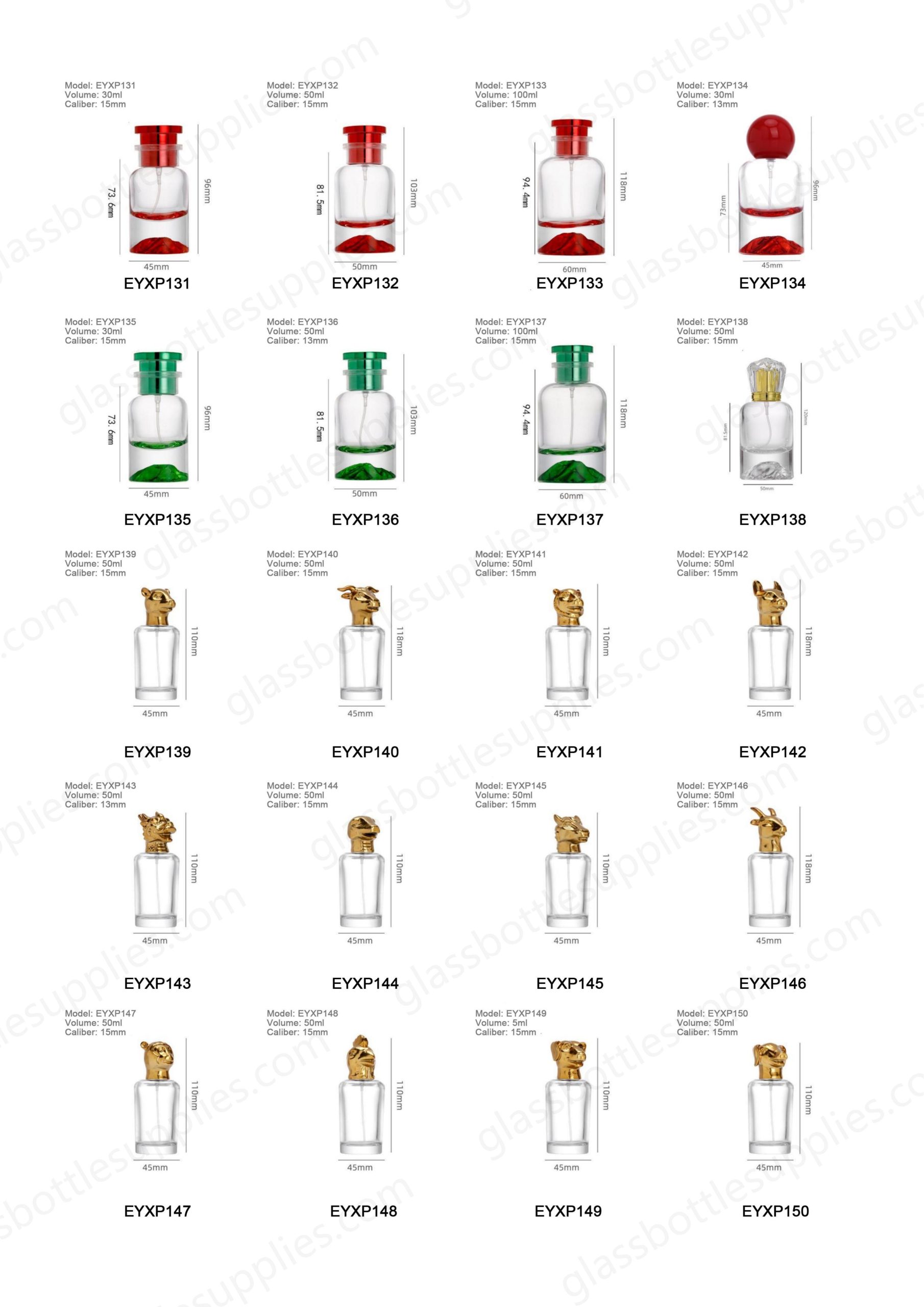 50ml Clear Perfume Bottles（images 3）