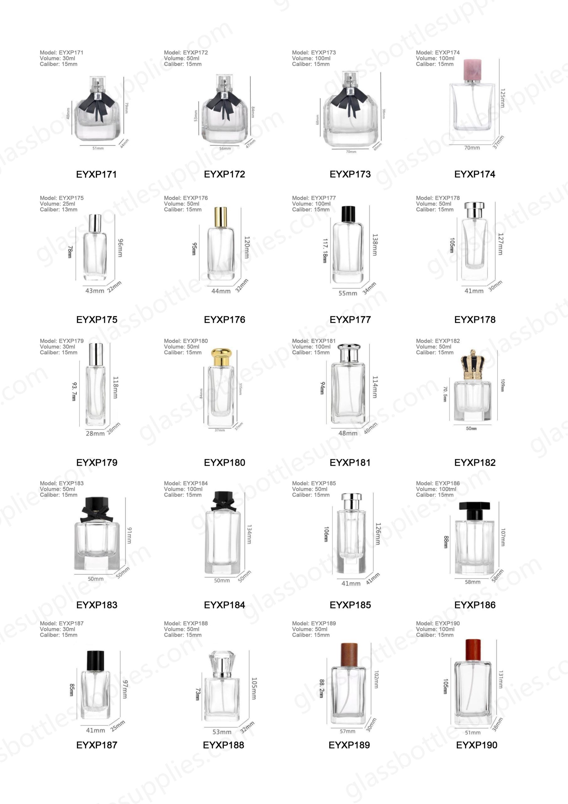 50ml Clear Perfume Bottles（images 4）