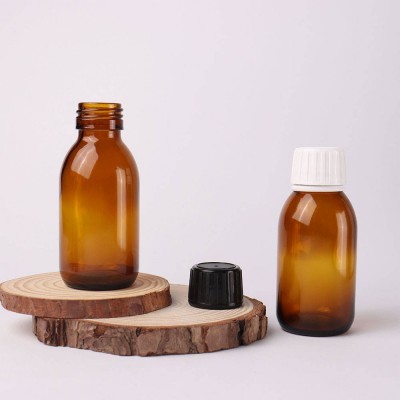 100ml Amber Syrup Bottle