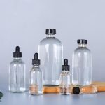 1/2oz Amber Boston Bottle with dropper cap
