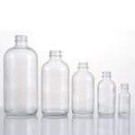 1/2oz Amber Boston Bottle with dropper cap