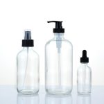 1/2oz Amber Boston Bottle with dropper cap