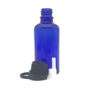 Frascos de óleo essencial azul de 50 ml