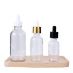 1/2온스 용량의 앰버 보스턴 병 (드롭퍼 캡 포함)