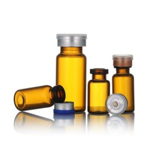 Flacon injectable ambré de 5 ml