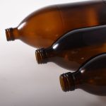 300ml Bernsteinfarbene Sirupflasche