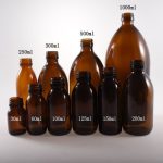 ขวดน้ำเชื่อมสีอำพัน 500 มล.