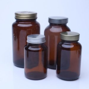 300ml Amber Wide Mouth Bottle