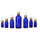 1/2oz Amber Boston Bottle with dropper cap