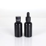 1/2oz Amber Boston Bottle with dropper cap