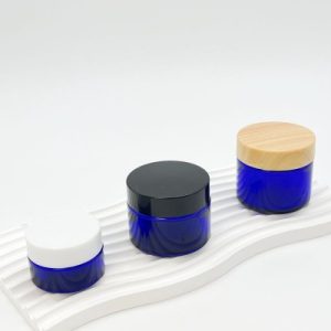 Frascos de vidro azul de 30 ml