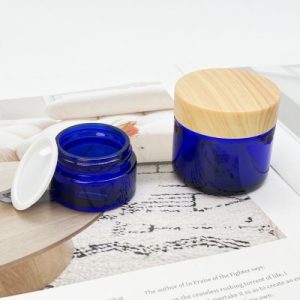 50ml Blaue Glasgefäße