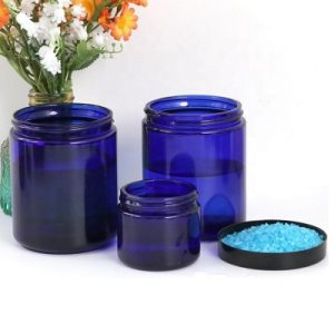 250ml Blaue Glasgefäße
