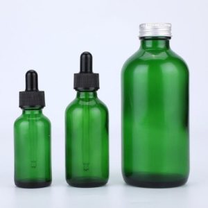 32oz Grüne Boston-Flasche mit Tropfverschluss