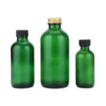 1/2oz Amber Boston Bottle with dropper cap