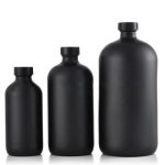 1/2oz Amber Boston Bottle with dropper cap