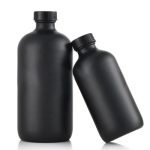 1/2oz Amber Boston Bottle with dropper cap