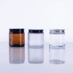 Tarros de cristal ámbar de 100 ml