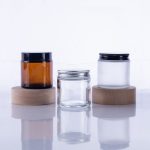 Tarros de cristal ámbar de 100 ml