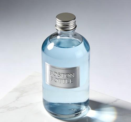 Essential Protection for Light-Sensitive Formulations with Amber Boston Round Glass Bottles（images 1）