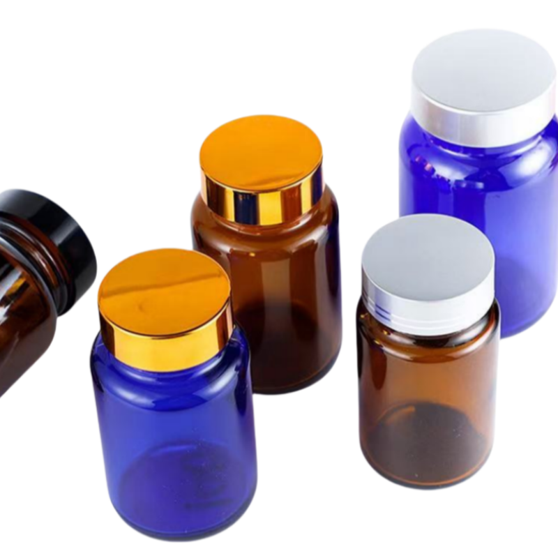 Wide Mouth Glass Bottle: Fix Residue & Tablet / Capsule Degradation Issues（images 5）